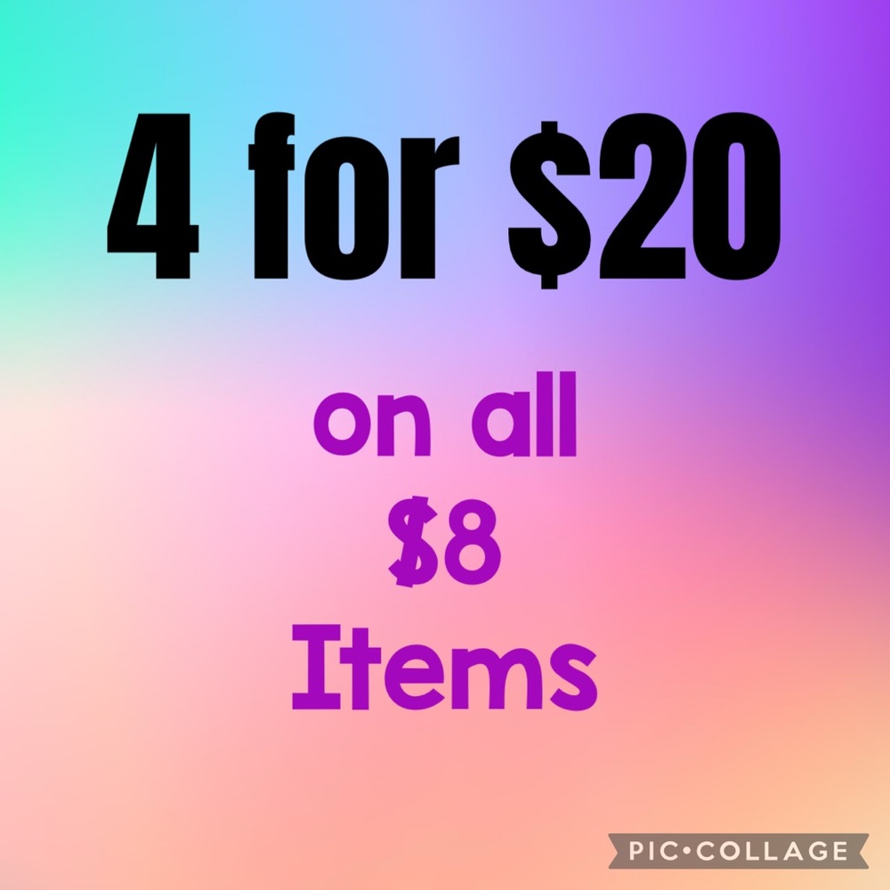 4 For $20 Silver Blue Stone Ring - Picture 4 of 4